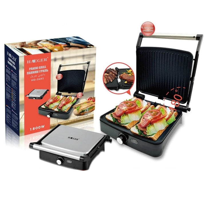 Parrilla Eléctrica 1800 W Haeger 028422