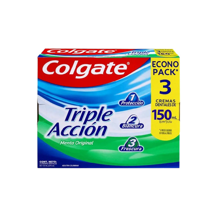 CREMA DENTAL COLGATE 3U 450ML TRIPLE ACC