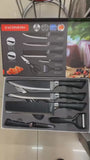 Set De Cuchillos De Cocina 6 Piezas Con Mango Antideslizante
