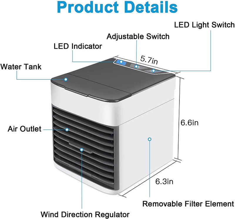 Ventilador Artic Ultra Con Mini Aire Acondicionado