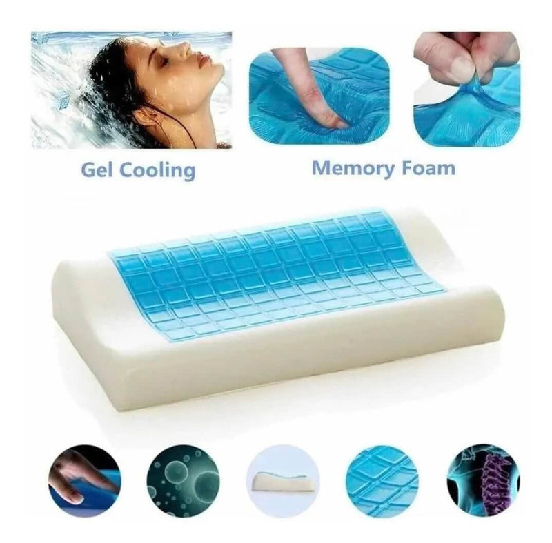 Almohada Con Gel Refrescante Ortopédica Memory Pillow.