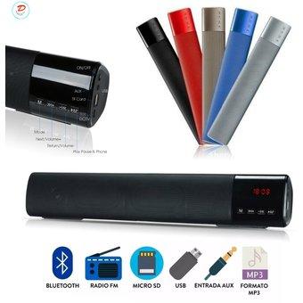 Barra Sonido B28s Bluetooth Lcd Usb Micro Sd Fm Stereo