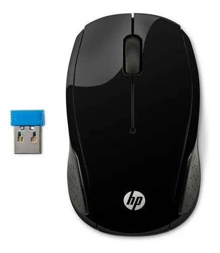 Mouse inalámbrico HP 200 negro