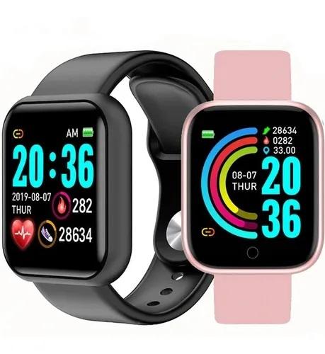 Reloj Inteligente Smartwatch Bluetooth Sensor Pulso Cardiaco D28