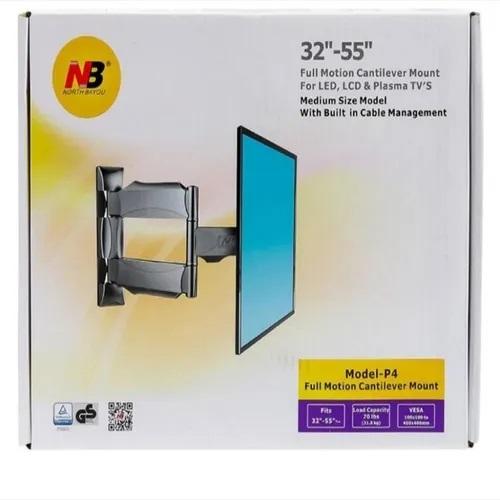 Soporte North Bayou NB-P4 de pared para TV/Monitor de 32" a 55" negro