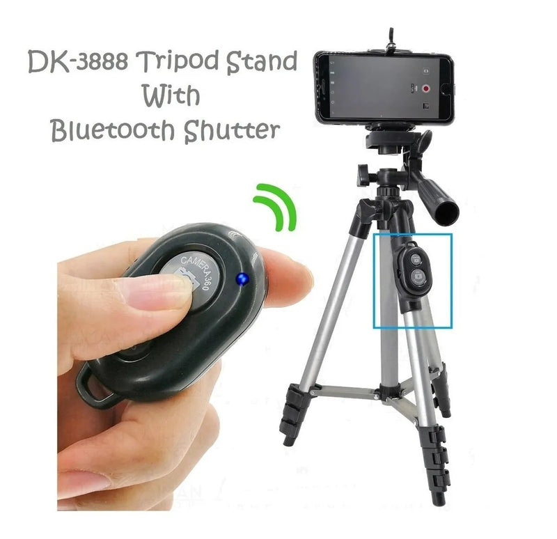 Soporte Tripode Base Para Celular Camara 1,2mts Bluetooth