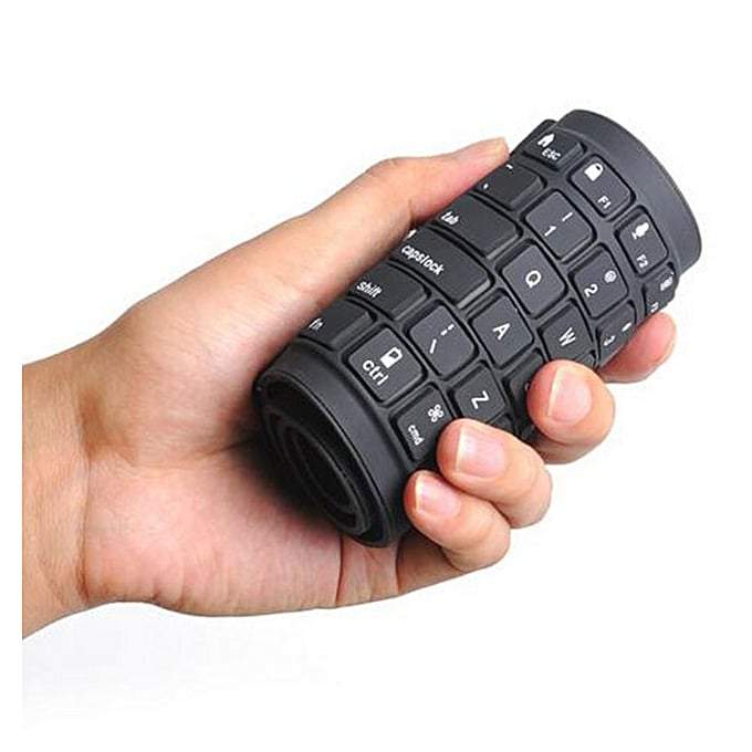 Teclado Flexible Usb Portátil Plegable Resistente Polvo Agua