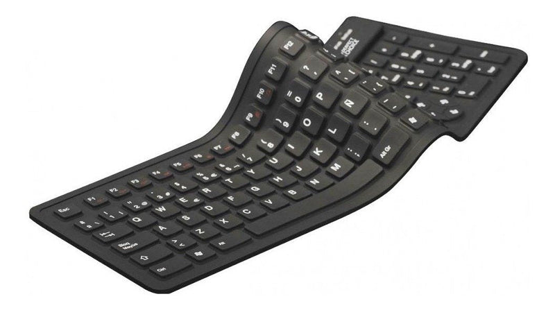 Teclado Flexible Usb Portátil Plegable Resistente Polvo Agua