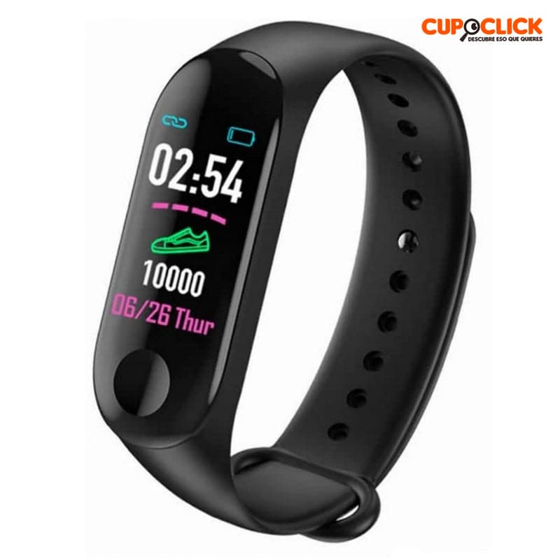 Reloj Inteligente Smart Band M3 Bluetooth Deporte Monitor Cardiaco