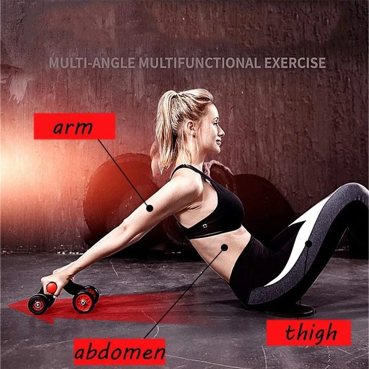 Rodillo Para Abdominales De 4 Ruedas 480707571