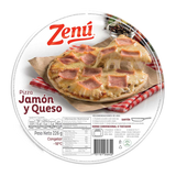 PIZZA ZENU 226G JAMON Y QUESO