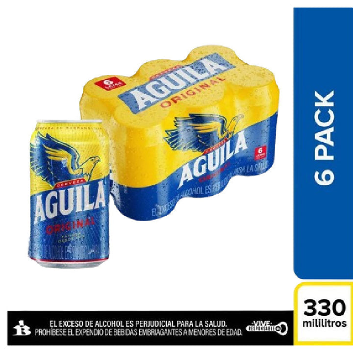 CERVEZA AGUILA 6U 1980ML LATA EDI ESPEC