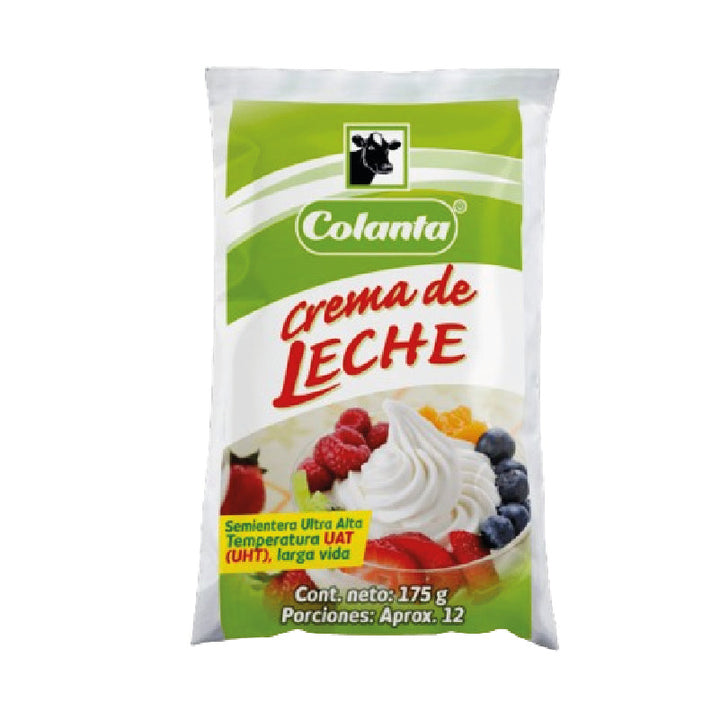 CREMA DE LECHE COLANTA 175G SEMIENTERA