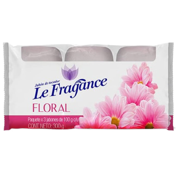 JABON LE FRAGANCE 3U 100G FLORAL