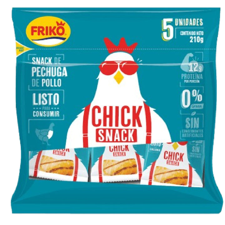 CHICK SNACK FRIKO 5U 210G PECHUGA