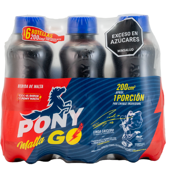 BEBIDA DE MALTA PONY 6U 1980M PET