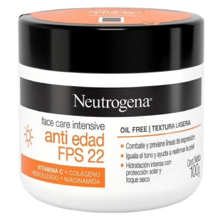 CREMA ANTIEDAD NEUTROGENA 100G FPS22
