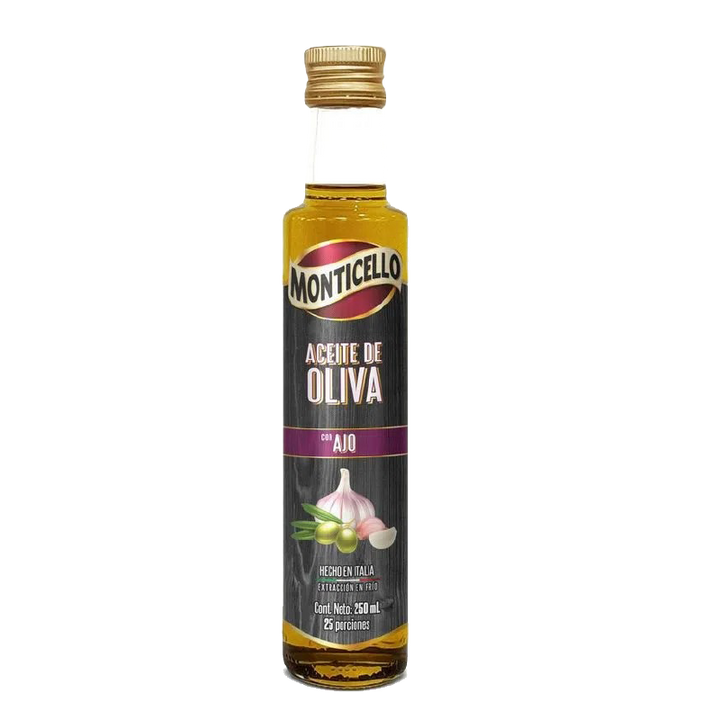 ACEITE OLIVA MONTICELLO 250ML CON AJO