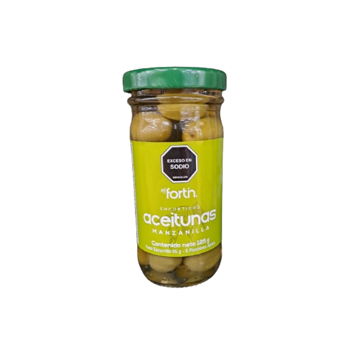 ACEITUNA FORTIN 125G MANZANILLA