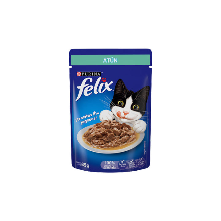 ALIMENTO GATOS FELIX 85G ATUN EN SALSA