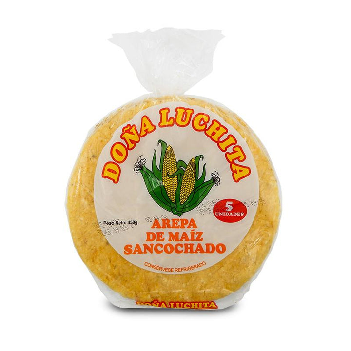 AREPA MAIZ SANCOCHADO 450G DONA LUCHITA