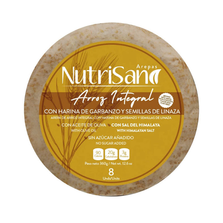 AREPA ARROZ INT GARBANZO LINAZA 360GR