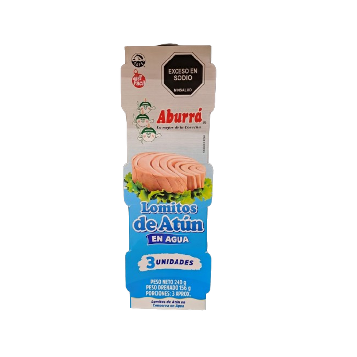 ATUN ABURRA TRIPACK 80G AGUA