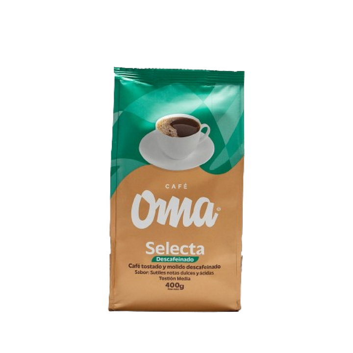 CAFÉ  OMA 400G DESCAFEINADO MOLIDO