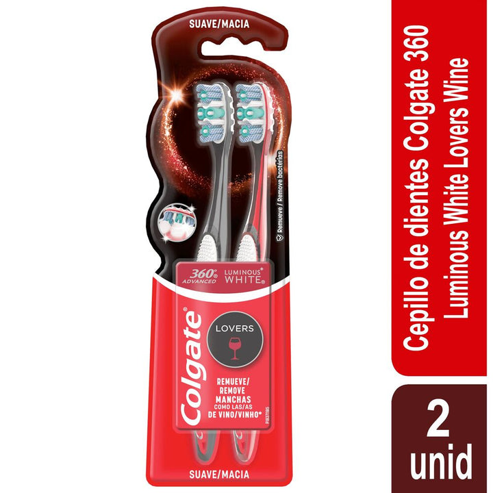 Cepillo COLGATE 360 LW Advanced 2Pk (Lovers)