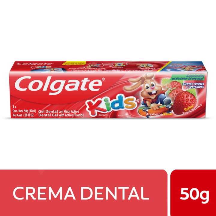 CREMA COLGATE 50M KIDS GEL FRUTILLA