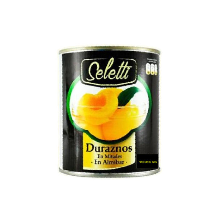 DURAZNO MITADES 820G SELETTI ALMIBAR