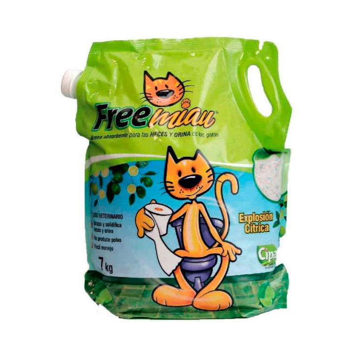 ARENA GATOS FREEMIAU 7K CITRICA CIPA