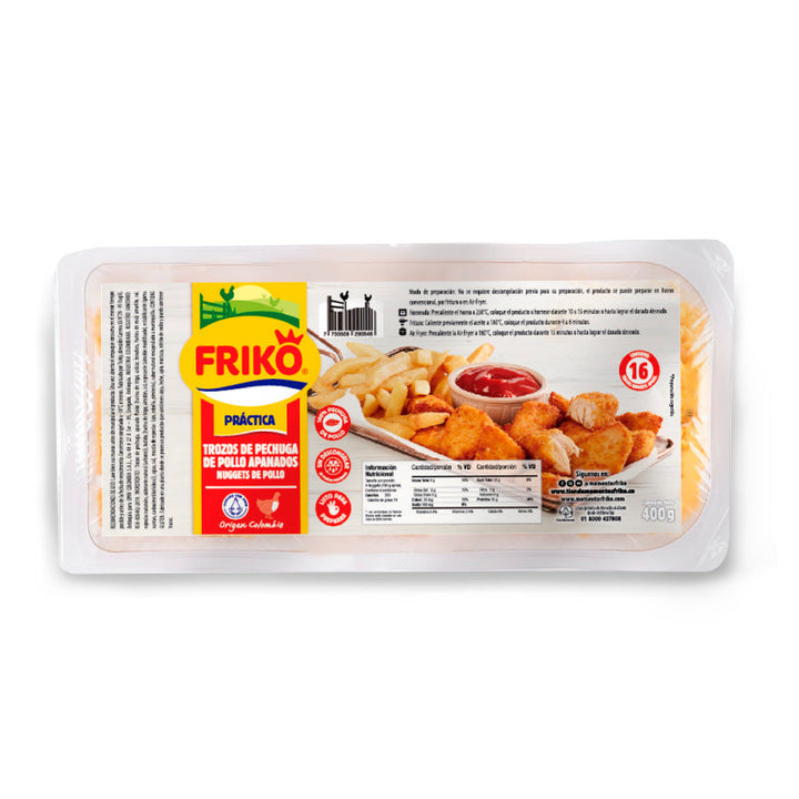 TROZOS PECHUGA FRIKO 400G APANADO