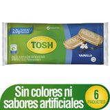 GALLETA TOSH 6U BOLSA VAINILLA