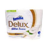PAPEL HIGIENICO FAMILIA 4U DELUX ULTRA SUAVE