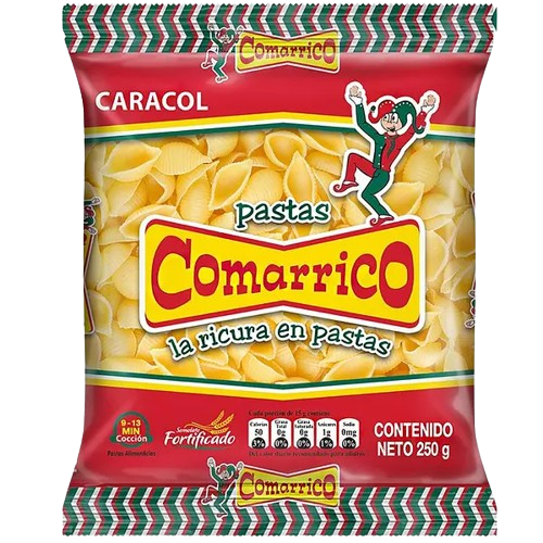 PASTA COMARRICO 250G CARACOL