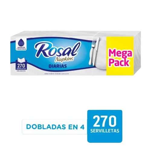 SERVILLETA ROSAL 270U MESA