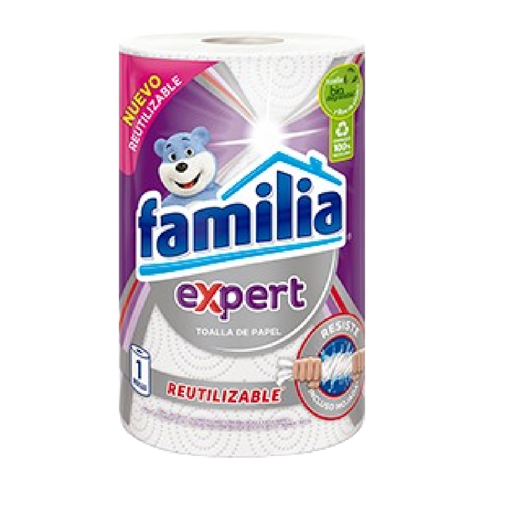 TOALLA COCINA FAMILIA 55U EXPERT LAVABLE