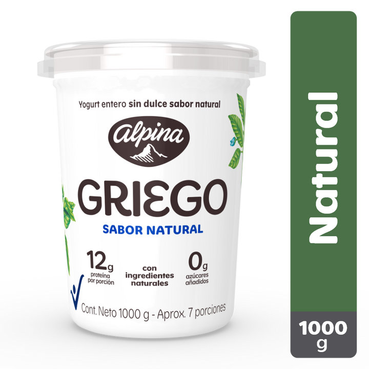 YOGURT GRIEGO ALPINA 1000G NATURAL