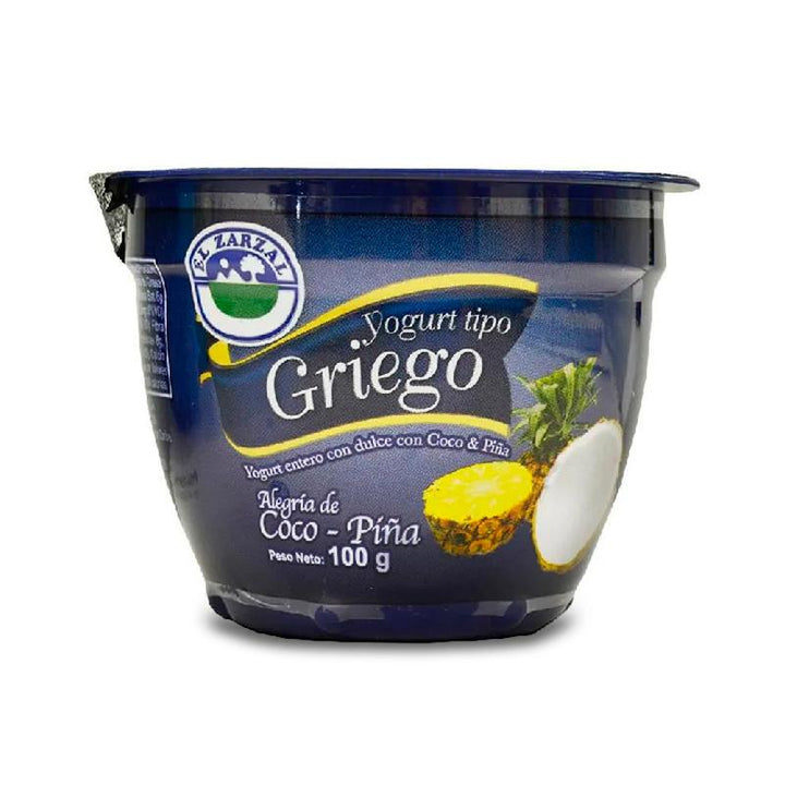 YOGURT GRIEGO ZARZAL 100G PINA COCO