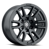 ICON VECTOR 6 17X8.5 6X135 ET+6 BOCIN 87.1 SAT BLK ICON17042
