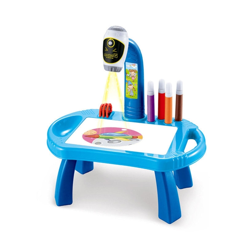 Mini Mesa con Proyector Infantil Educativo Azul - ProductShop